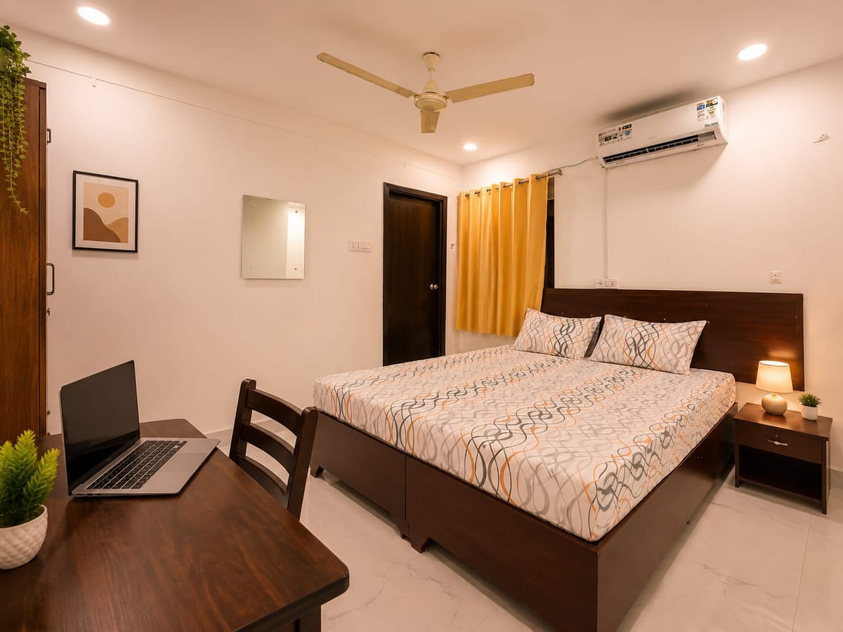 Single premium room at Happie Hub